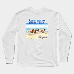 Assateague State Park, Maryland Long Sleeve T-Shirt